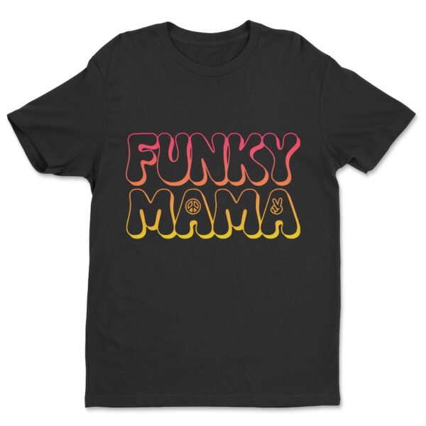 Premium Unisex Crewneck T-Shirt – 'Funky Mama' Graphic Tee - Image 7