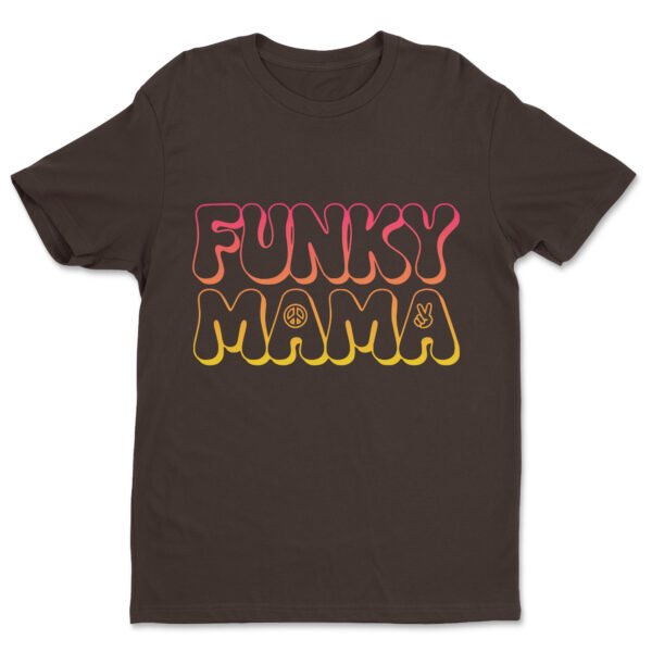 Premium Unisex Crewneck T-Shirt – 'Funky Mama' Graphic Tee - Image 8