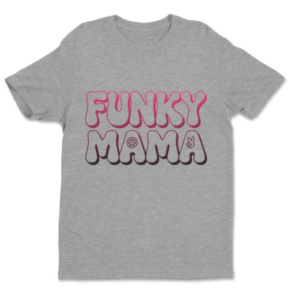 Premium Unisex Crewneck T-Shirt – 'Funky Mama' Graphic Tee - Image 13