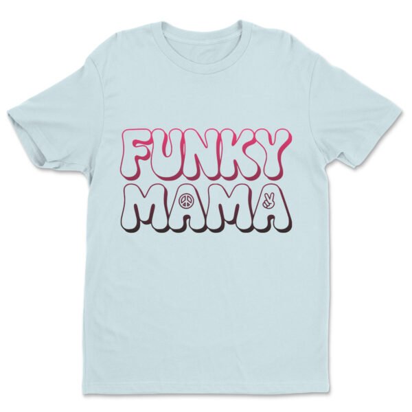 Premium Unisex Crewneck T-Shirt – 'Funky Mama' Graphic Tee - Image 10