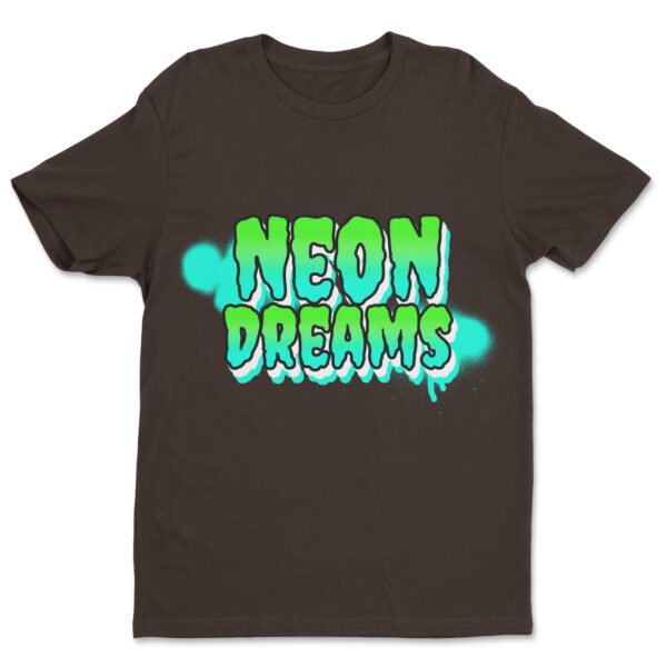 Premium Unisex Crewneck T-Shirt – 'Neon Dreams' Bold Graffiti-Style Graphic Tee - Image 11