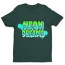Premium Unisex Crewneck T-Shirt – 'Neon Dreams' Bold Graffiti-Style Graphic Tee