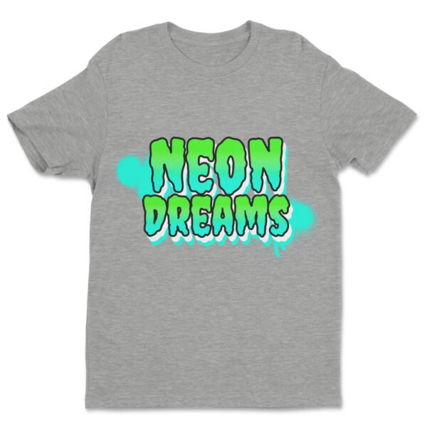 Premium Unisex Crewneck T-Shirt – 'Neon Dreams' Bold Graffiti-Style Graphic Tee - Image 12