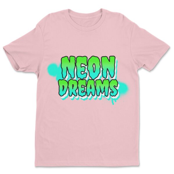 Premium Unisex Crewneck T-Shirt – 'Neon Dreams' Bold Graffiti-Style Graphic Tee - Image 13