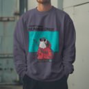 Premium Unisex Crewneck Sweatshirt – 'Today's Menu: Humans Only' Funny Shark Graphic Pullover