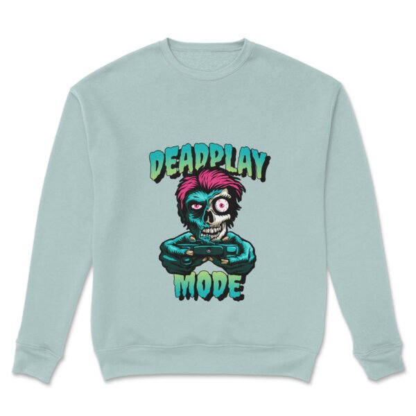 Premium Unisex Crewneck Sweatshirt – 'Deadplay Mode' Graphic Pullover - Image 7
