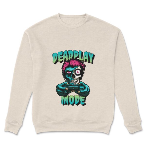 Premium Unisex Crewneck Sweatshirt – 'Deadplay Mode' Graphic Pullover - Image 6