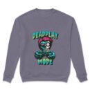 Premium Unisex Crewneck Sweatshirt – 'Deadplay Mode' Graphic Pullover
