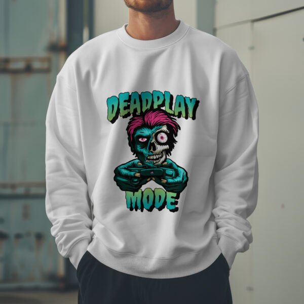 Premium Unisex Crewneck Sweatshirt – 'Deadplay Mode' Graphic Pullover