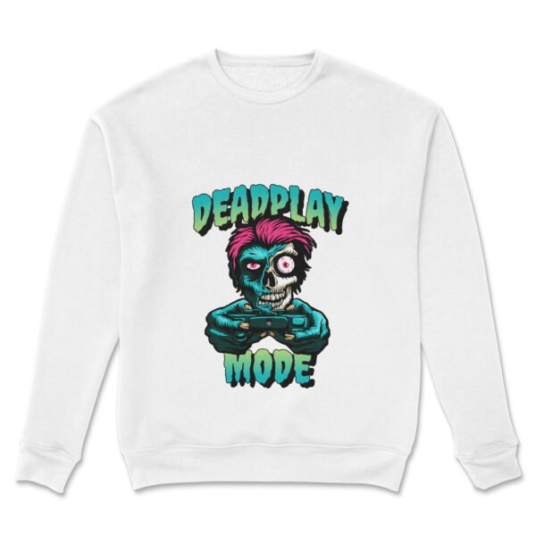 Premium Unisex Crewneck Sweatshirt – 'Deadplay Mode' Graphic Pullover - Image 5