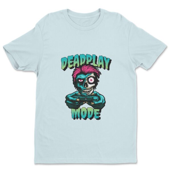 Premium Crewneck Unisex T-Shirt – 'Deadplay Mode' Graphic Tee - Image 5