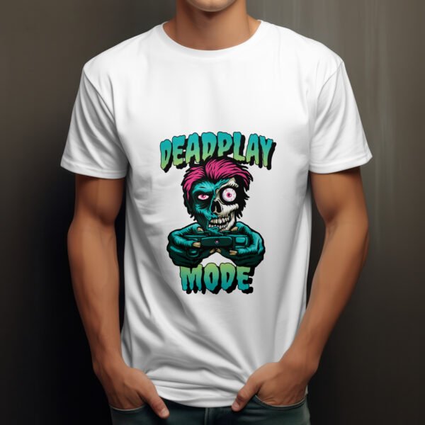 Premium Crewneck Unisex T-Shirt – 'Deadplay Mode' Graphic Tee