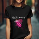 Premium Unisex Crewneck T-Shirt – 'Just Bee Married' Funny Newlywed Bee Graphic Tee