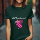 Premium Unisex Crewneck T-Shirt – 'Just Bee Married' Funny Newlywed Bee Graphic Tee
